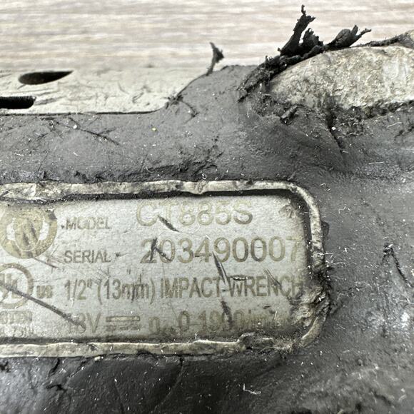 SNAP-ON CT885S 1/2" Grey/Black‎ Impact Wrench Tool Only For Parts - Picture 14 of 16